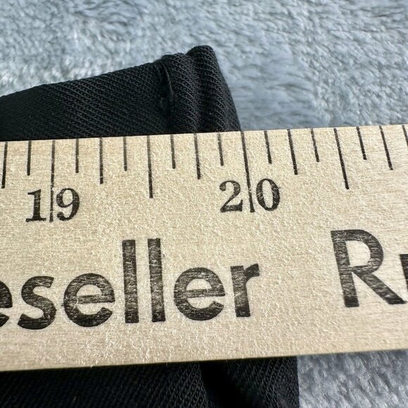 Talbots Stretch Wool Dress Pants 20W Black Made in USA Pleated Classic Fit*READ* - Picture 3 of 14